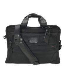 TUMI（トゥミ）の古着「スリム・デラックス・ポートフォリオ」｜ブラック