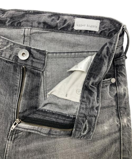 upper hights（アッパーハイツ）upper hights (アッパーハイツ) THE LIPSTICK ストレートデニムパンツ グレー サイズ:25の古着・服飾アイテム