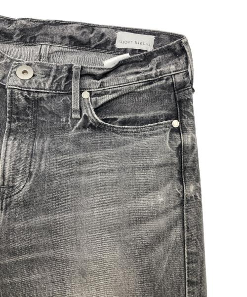 upper hights（アッパーハイツ）upper hights (アッパーハイツ) THE LIPSTICK ストレートデニムパンツ グレー サイズ:25の古着・服飾アイテム