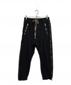 RICK OWENSリックオウエンス）の古着「TECUATL TRACK PANT/RU20S7378-BA」｜ブラック