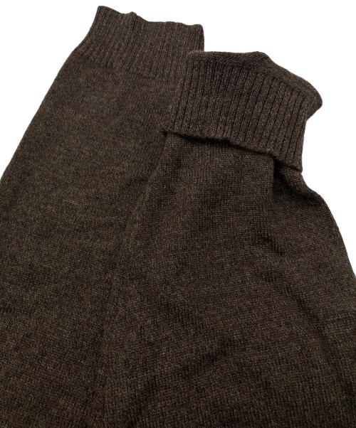 Salvatore Ferragamo（サルヴァトーレ フェラガモ）Salvatore Ferragamo (サルヴァトーレ フェラガモ) ヴァラリボンニット ブラウン サイズ:02の古着・服飾アイテム