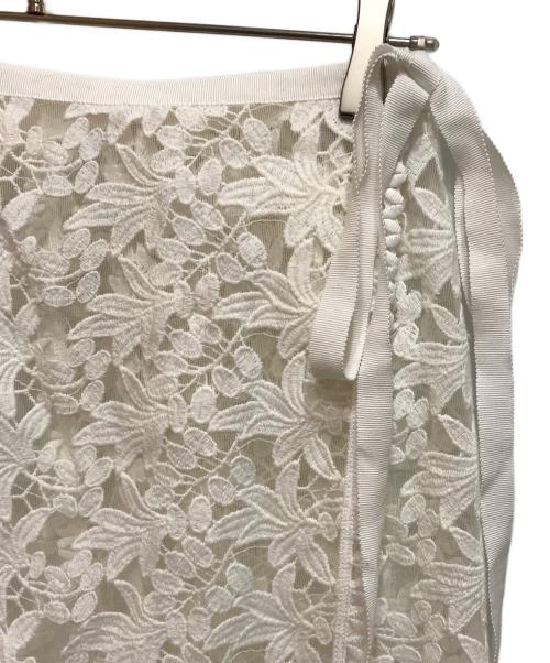 IENA（イエナ）IENA (イエナ) レースデザインスカート/24060900247010 ホワイト サイズ:Freeの古着・服飾アイテム