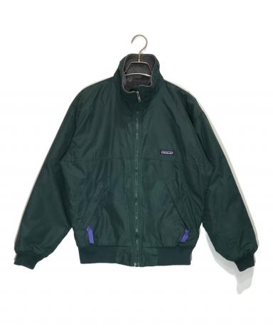 【古着】USA Patagonia グリーン シェルドシンチラSサイズ patagonia パタゴニア 90s オールド USA製 シェルドシンチラ