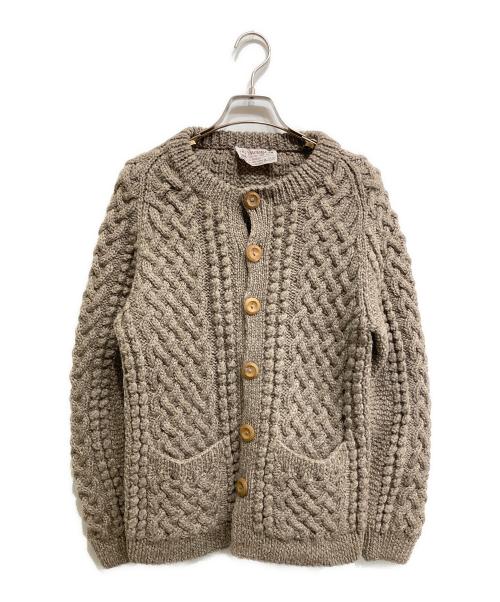 INVERALLAN（インバーアラン）INVERALLAN (インバーアラン) 4Aアランニットカーディガン ベージュ サイズ:-の古着・服飾アイテム