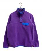 Patagoniaパタゴニア）の古着「ライトウェイト・シンチラ・スナップT・プルオーバー」｜パープル