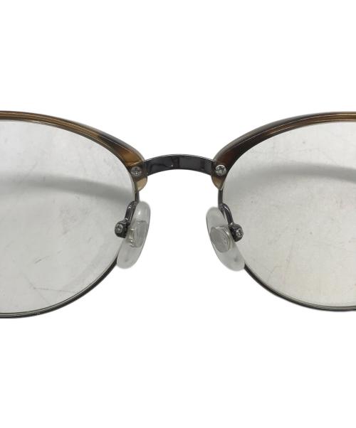 VIKTOR&ROLF（ヴィクター＆ロルフ）VIKTOR&ROLF (ヴィクター＆ロルフ) ブロータイプコンビ メガネフレーム ブラウン サイズ:49□17の古着・服飾アイテム