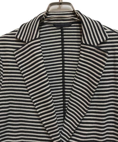 MACKINTOSH LONDON（マッキントッシュ ロンドン）MACKINTOSH LONDON (マッキントッシュ ロンドン) コットンリンクスジャケット/G5E83-790-02 ホワイト×ネイビー サイズ:40の古着・服飾アイテム