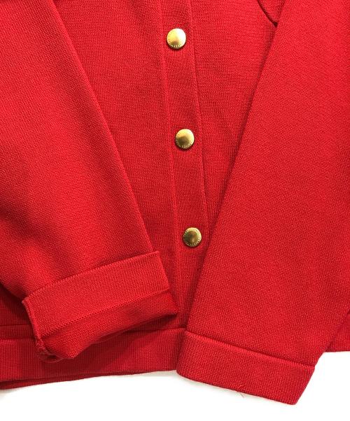 Traditional Weatherwear（トラディショナルウェザーウェア）Traditional Weatherwear (トラディショナルウェザーウェア) ARKLEY KNITカーディガン/L222SMKCD0203HF レッド サイズ:Ｓの古着・服飾アイテム