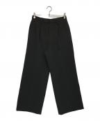 Spick and Spanスピックアンドスパン）の古着「ダブルクロスツータックパンツ/24030200810010」｜グレー