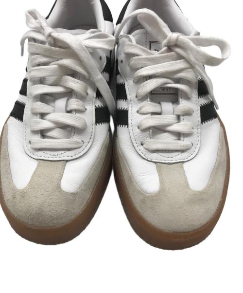 adidas（アディダス）adidas (アディダス) ローカットスニーカー/SAMBAE ホワイト×ブラック サイズ:24の古着・服飾アイテム