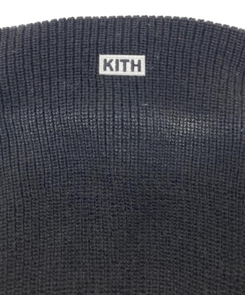 KITH（キス）KITH (キス) ロゴニット帽 ブラックの古着・服飾アイテム
