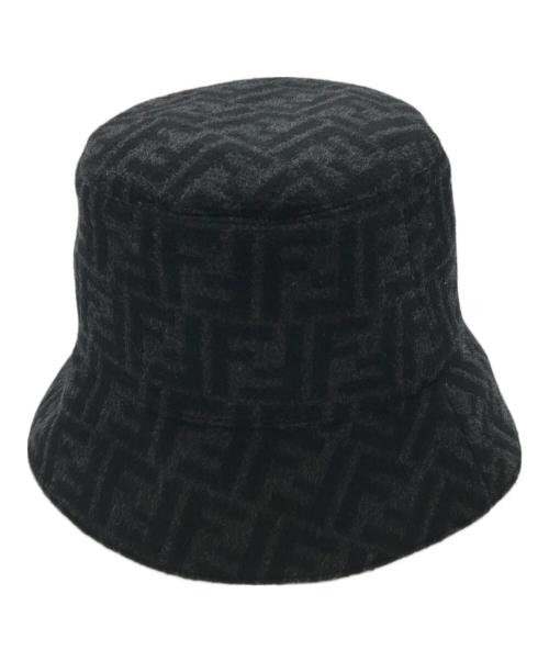 FENDI（フェンディ）FENDI (フェンディ) ズッカバケットハット ブラックの古着・服飾アイテム