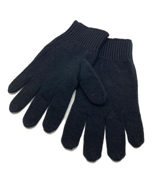 CELINE（セリーヌ）CELINE (セリーヌ) ロゴ エンブロイダリー 手袋 ブラックの古着・服飾アイテム