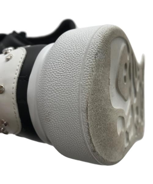 ALEXANDER McQUEEN（アレキサンダーマックイーン）ALEXANDER McQUEEN (アレキサンダーマックイーン) スタッズ装飾オーバーサイズスニーカー ブラック サイズ:40の古着・服飾アイテム