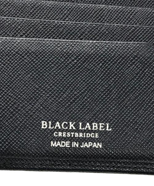 BLACK LABEL CRESTBRIDGE（ブラックレーベル クレストブリッジ）BLACK LABEL CRESTBRIDGE (ブラックレーベル クレストブリッジ) 2つ折り財布 ネイビーの古着・服飾アイテム