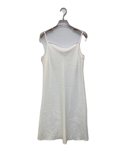 BLUE LABEL CRESTBRIDGE（ブルーレーベルクレストブリッジ）BLUE LABEL CRESTBRIDGE (ブルーレーベルクレストブリッジ) 花柄チェックワンピース ベージュ サイズ:36の古着・服飾アイテム