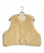 journal standard luxeジャーナルスタンダード ラックス）の古着「カーリーショートベスト」｜ベージュ