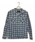 RRL（ダブルアールエル）の古着「オープンカラー シャドーチェック シャツ/782928539001」｜ブルー
