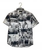 RRLダブルアールエル）の古着「Photo-Print Twill Workshirt/782928541001」｜グレー