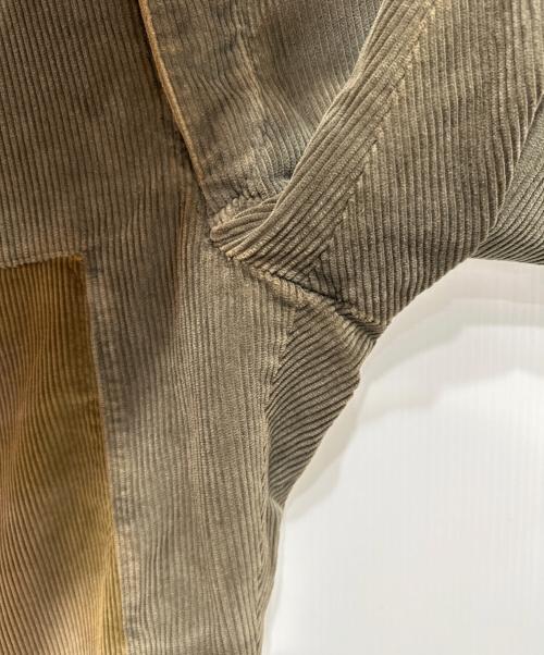 RRL（ダブルアールエル）RRL (ダブルアールエル) Green Field Straight-leg Patchwork Cotton-corduroy Pants/1519-01-29 カーキ サイズ:W32の古着・服飾アイテム