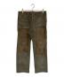 RRL（ダブルアールエル）の古着「Green Field Straight-leg Patchwork Cotton-corduroy Pants/1519-01-29」｜カーキ