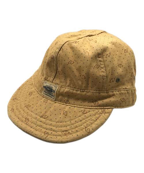 RRL（ダブルアールエル）RRL (ダブルアールエル) レイルマンドットキャップ イエローの古着・服飾アイテム