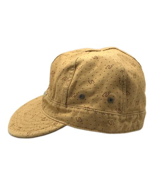 RRL（ダブルアールエル）RRL (ダブルアールエル) レイルマンドットキャップ イエローの古着・服飾アイテム