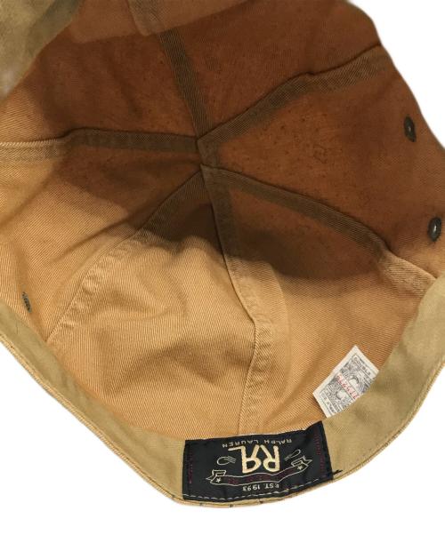 RRL（ダブルアールエル）RRL (ダブルアールエル) レイルマンドットキャップ イエローの古着・服飾アイテム
