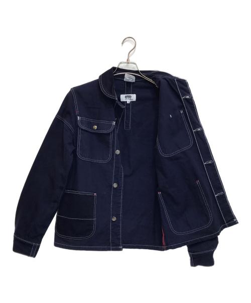 eYe COMME des GARCONS JUNYAWATANABE MAN（アイ コム デ ギャルソン ジュンヤ ワタナベ マン）eYe COMME des GARCONS JUNYAWATANABE MAN (アイ コム デ ギャルソン ジュンヤ ワタナベ マン) POINTER (ポインター) カバーオール/WK-J903 ネイビー サイズ:Sの古着・服飾アイテム