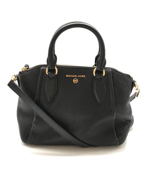 MICHAEL KORS（マイケル・コース）MICHAEL KORS (マイケルコース) SIENNA サッチェル ミディアム/ショルダーバッグ/30F1G4SM2L ブラックの古着・服飾アイテム