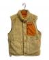 中古・古着 Patagonia (パタゴニア) リバーシブル・ビビー・ダウン・ベスト ベージュ×オレンジ サイズ:下記参照：15000円