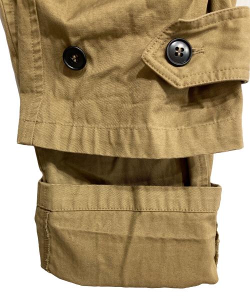 HARROW TOWN STORES（ハロータウンストアーズ）HARROW TOWN STORES (ハロータウンストアーズ) オーバーダイコットンバルマカーンコート ベージュ サイズ:46の古着・服飾アイテム