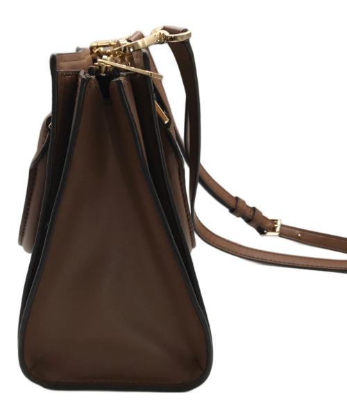MICHAEL KORS（マイケル・コース）MICHAEL KORS (マイケルコース) 2WAYバッグ ブラウンの古着・服飾アイテム