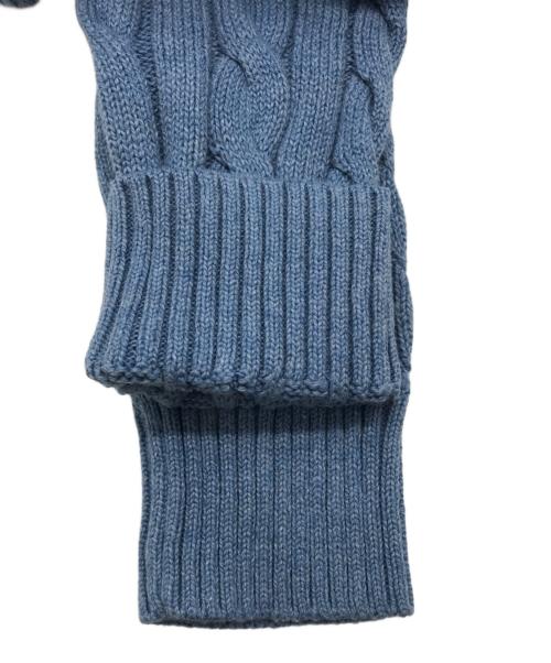 POLO RALPH LAUREN（ポロ・ラルフローレン）POLO RALPH LAUREN (ポロ・ラルフローレン) ハーフジップケーブルニット/MNPOSWE16821944 ブルー サイズ:Ｓの古着・服飾アイテム