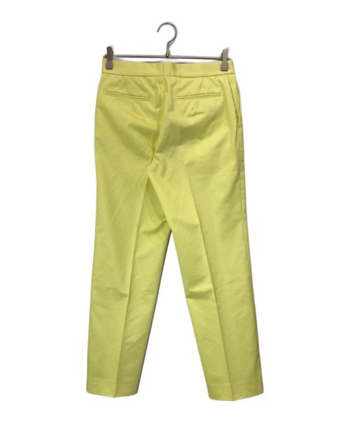 DRAWER（ドゥロワー）Drawer (ドゥロワー) コットンツイルベーシックパンツ イエロー サイズ:36の古着・服飾アイテム