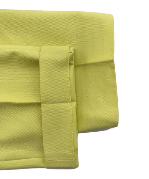 DRAWER（ドゥロワー）Drawer (ドゥロワー) コットンツイルベーシックパンツ イエロー サイズ:36の古着・服飾アイテム