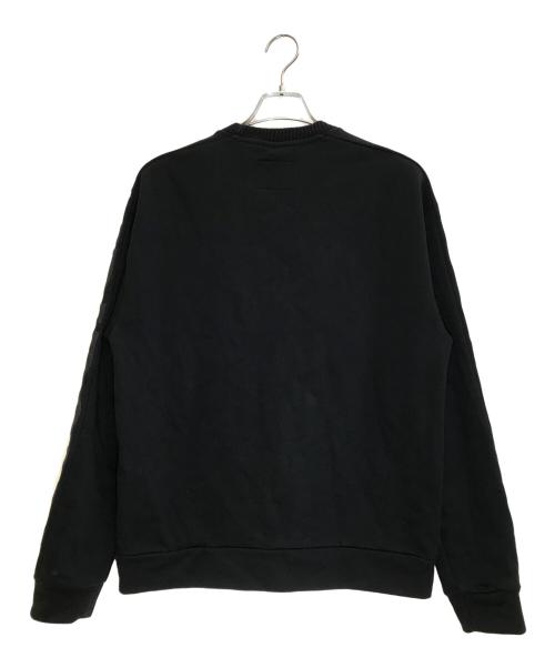 FENDI（フェンディ）FENDI (フェンディ) MARC JACOBS (マーク ジェイコブス) 袖ロゴオーバーサイズスウェット/FAF673 ブラック サイズ:SIZE XSの古着・服飾アイテム