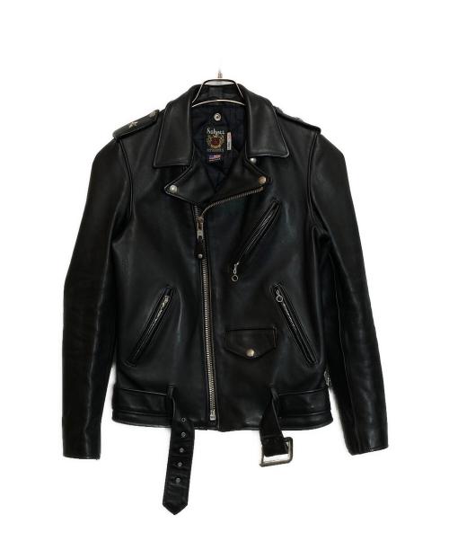Schott（ショット）Schott (ショット) 613UST ONESTAR TALL ライダースジャケット/7164 ブラック サイズ:34の古着・服飾アイテム