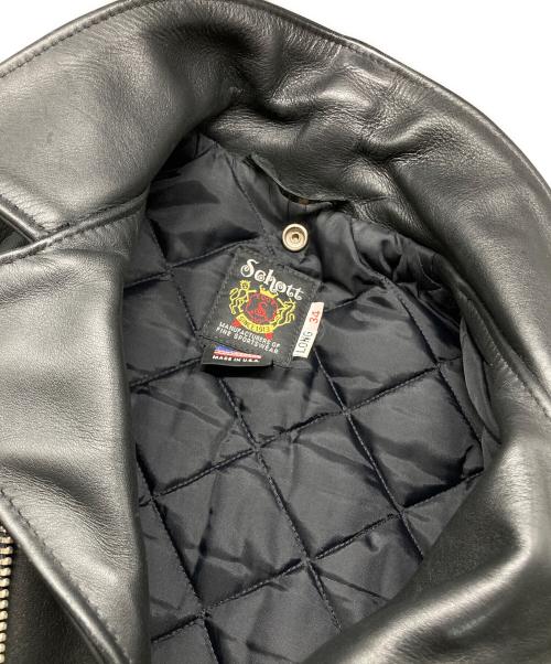 Schott（ショット）Schott (ショット) 613UST ONESTAR TALL ライダースジャケット/7164 ブラック サイズ:34の古着・服飾アイテム