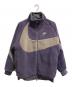 NIKE（ナイキ）の古着「BIG SWOOSH SHERPA JAKET」｜パープル×グレー