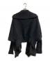 Y's (ワイズ) アルパカコンビボレロカーディガン ブラック サイズ:2：8000円