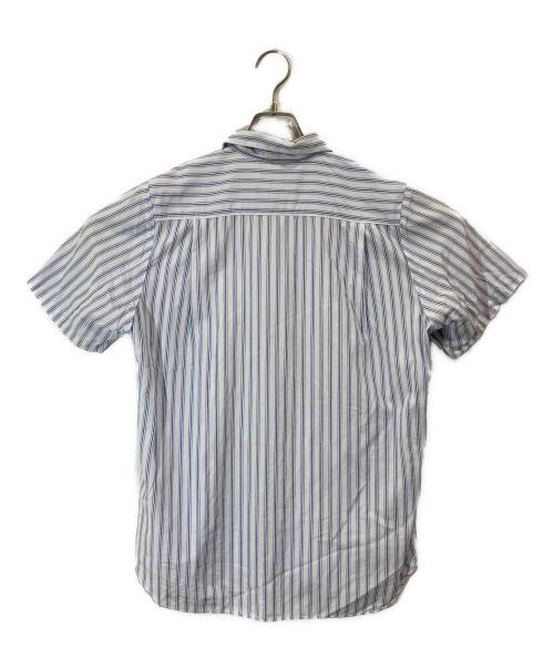 COMME des GARCONS SHIRT（コムデギャルソンシャツ）COMME des GARCONS SHIRT (コムデギャルソンシャツ) オープンカラーシャツ ホワイト×ブルー サイズ:Sの古着・服飾アイテム