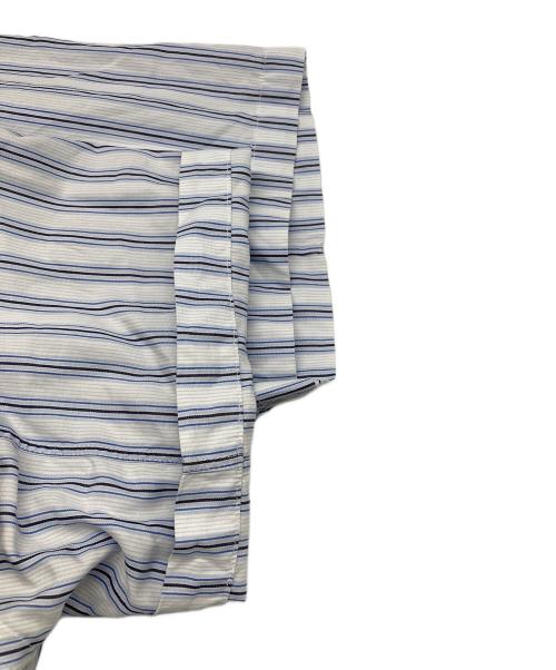 COMME des GARCONS SHIRT（コムデギャルソンシャツ）COMME des GARCONS SHIRT (コムデギャルソンシャツ) オープンカラーシャツ ホワイト×ブルー サイズ:Sの古着・服飾アイテム