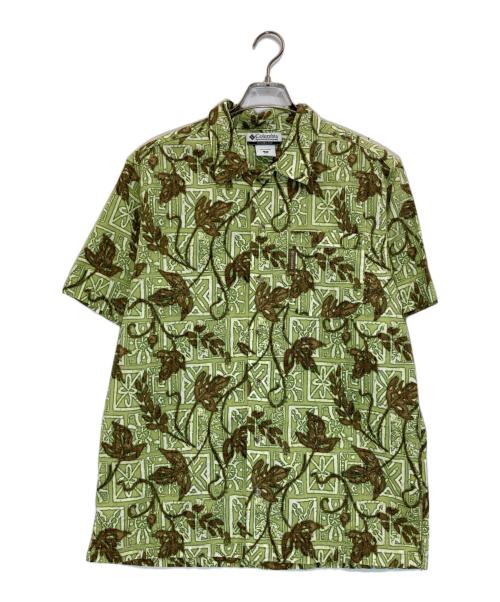 Columbia（コロンビア）Columbia (コロンビア) 総柄シャツ グリーン サイズ:Ⅿの古着・服飾アイテム