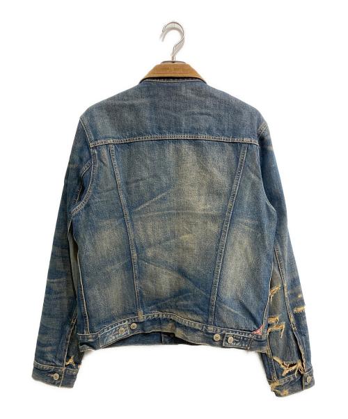 Denim & Supply Ralph Lauren（デニム＆サプライ ラルフローレン）DENIM & SUPPLY RALPH LAUREN (デニム＆サプライ ラルフローレン) ブランケットライナー デニムトラッカージャケット インディゴ サイズ:Ⅿの古着・服飾アイテム