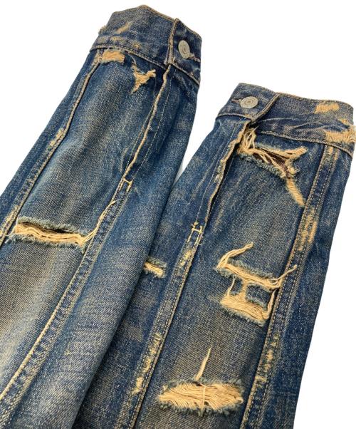 Denim & Supply Ralph Lauren（デニム＆サプライ ラルフローレン）DENIM & SUPPLY RALPH LAUREN (デニム＆サプライ ラルフローレン) ブランケットライナー デニムトラッカージャケット インディゴ サイズ:Ⅿの古着・服飾アイテム