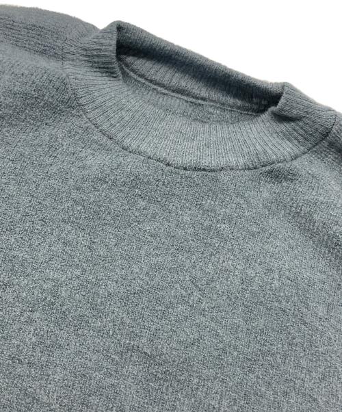 stein（シュタイン）stein (シュタイン) EXTRA FINE KID MOHAIR LS KNIT ブルー サイズ:Sの古着・服飾アイテム