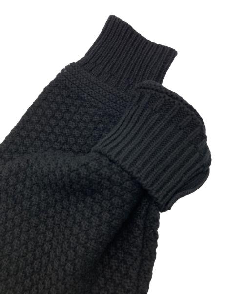 yashiki（ヤシキ）YASHIKI (ヤシキ) Akane Knit Blouson ブラック サイズ:2の古着・服飾アイテム