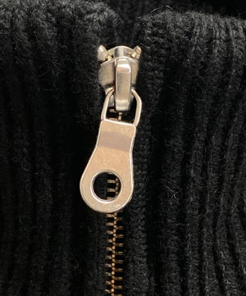 yashiki（ヤシキ）YASHIKI (ヤシキ) Akane Knit Blouson ブラック サイズ:2の古着・服飾アイテム