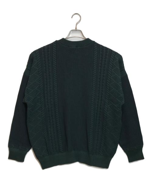 yashiki（ヤシキ）YASHIKI (ヤシキ) Funaato Knit/YSK-22SS-KN02 グリーン サイズ:2の古着・服飾アイテム